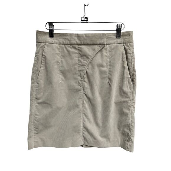 💎 Landscape Corduroy Mini Skirt Beige - Picture 2 of 7